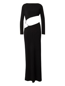 GCDS Плетена рокля черно