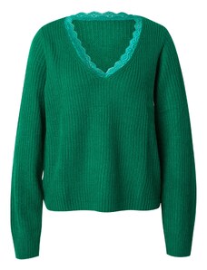 VILA Пуловер 'LOU' зелено