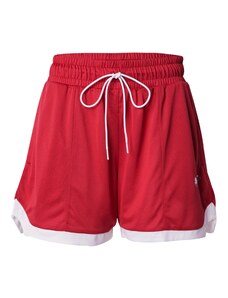 PUMA Спортен панталон червено / бяло