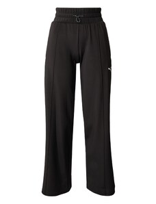 PUMA Спортен панталон 'Fit Double' черно / бяло