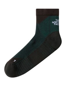 THE NORTH FACE Спортни чорапи 'HIKING QUARTER' смарагдово зелено / черно / бяло