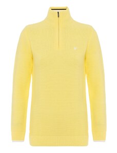DENIM CULTURE Пуловер 'DINA' жълто