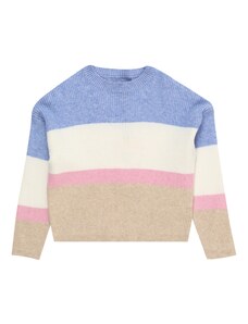 KIDS ONLY Пуловер тъмнобежово / синьо / розово / бяло