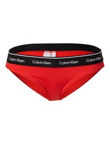Calvin Klein Swimwear Долнище на бански тип бикини червено / черно / бяло