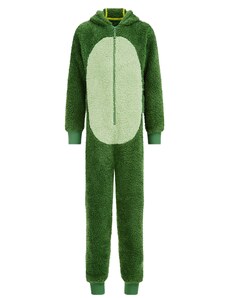 WE Fashion Комплект пижама зелено / светлозелено