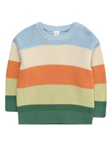 Lindex Пуловер бежово / светлосиньо / зелено / оранжево