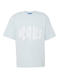 Pequs Тениска 'Mythic' пастелно синьо / бяло