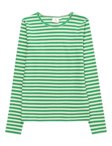 The New Тениска 'Fie' кремаво / зелено