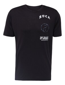 RVCA Функционална тениска 'BARB' опушено синьо / черно / бяло