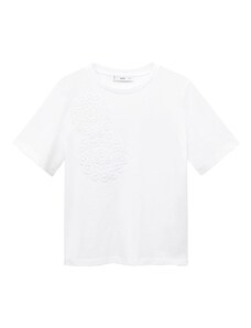 MANGO Тениска 'DAISY' бяло
