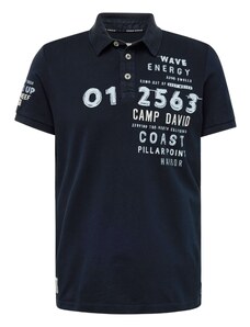 CAMP DAVID Тениска тъмносиньо / светлосиво / бяло