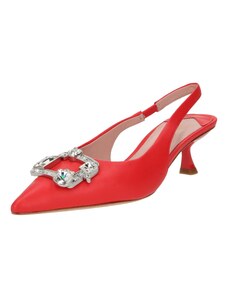 Kate Spade Дамски обувки на ток с отворена пета 'RENATA' червено