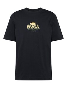 RVCA Тениска светложълто / светлозелено / черно