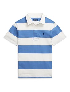Polo Ralph Lauren Тениска 'RUGBY' син деним / бяло