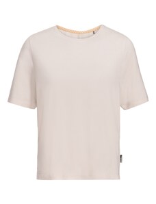 JACK WOLFSKIN Функционална тениска 'TRAVEL' телесен цвят