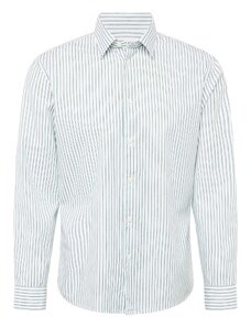 SELECTED HOMME Риза тъмнозелено / бяло
