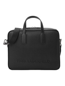 Karl Lagerfeld Чанта за лаптоп 'Essential' черно