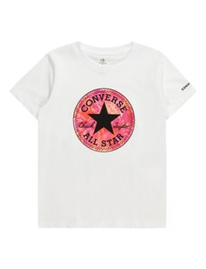 CONVERSE Тениска тъмно коралово / розово / черно / бяло