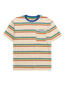 The New Тениска 'Jamal' бежово / синьо / жълто / зелено / червено