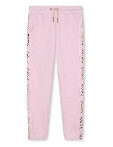 Michael Kors Kids Панталон пастелно розово