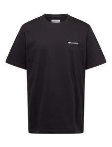 COLUMBIA Функционална тениска 'Rockaway River' черно / бяло