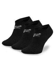Комплект 3 чифта къси чорапи унисекс Reebok R0353-SS24 (3-pack) Черен