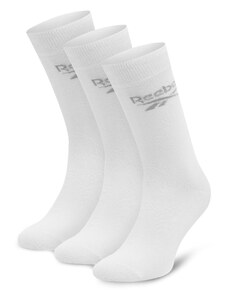 Комплект 3 чифта дълги чорапи мъжки Reebok R0367-SS24 (3-pack) Бял