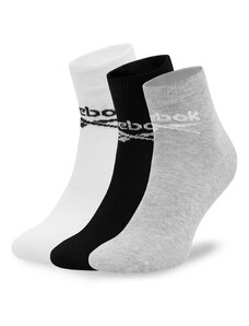 Комплект 3 чифта дълги чорапи мъжки Reebok R0429-SS24 (3-pack) Цветен