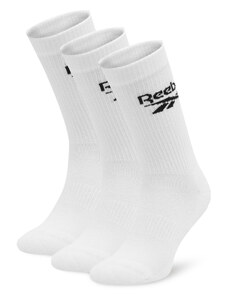 Комплект 3 чифта дълги чорапи мъжки Reebok R0452-SS24 (3-pack) Бял