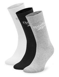 Комплект 3 чифта дълги чорапи мъжки Reebok R0367-SS24 (3-pack) Цветен