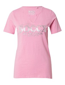 Soccx Тениска розово / сребърно
