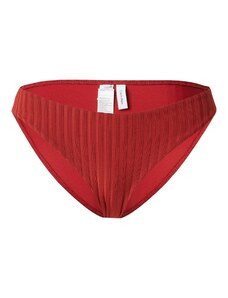 Calvin Klein Swimwear Долнище на бански тип бикини огнено червено / черно / бяло
