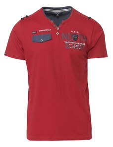KOROSHI Тениска червено / черно / бяло