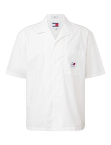 Tommy Jeans Риза морскосиньо / тъмночервено / бяло