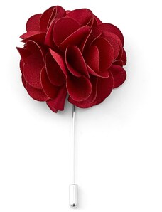 Warren Asher Луксозно черешовочервено цвете за ревер