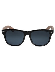 Paul Riley Черни слънчеви очила с опушени стъкла и абаносови дръжки