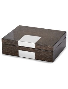 Warren Asher Сива дървена кутия за часовници и бижута