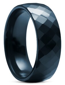 Lucleon Фасетиран тъмнотюркоазен керамичен пръстен