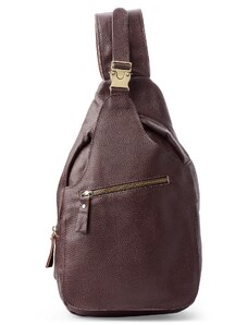 Delton Bags Кафява чанта за през рамо с една презрамка