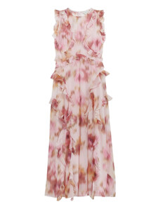 TED BAKER Рокля Hisako Cross Front Pleated Dress 274185 lt-pink