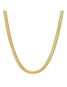 Сребърна верижка 41 cm Golden Herringbone