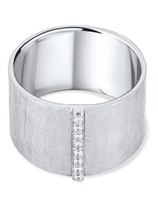 EdenBoutique Сребърен пръстен Silver Wide Band