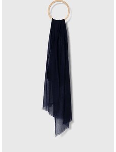 Вълнен шал Polo Ralph Lauren в тъмносиньо с изчистен дизайн 455938480