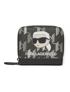 Karl Lagerfeld дамски портфейл K/IKONIK 2.0 MONO CC SM ZIPWLT WALLET 997