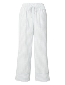 Hunkemöller Панталон пижама тъмносиво / светлозелено / мръсно бяло