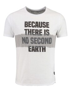 Key Largo Тениска 'MT EARTH' черно / бяло