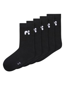 NAME IT Къси чорапи 'LARIS' черно / бяло