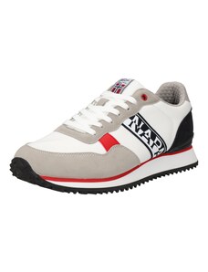 NAPAPIJRI Спортни обувки сиво / червено / черно / бяло