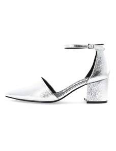 Обувки с дебел ток Bianco BIADEVIVED в сребристо с дебел ток 11200998