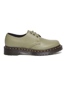 Кожени половинки обувки Dr. Martens 1461 в зелено с равна подметка DM31696357